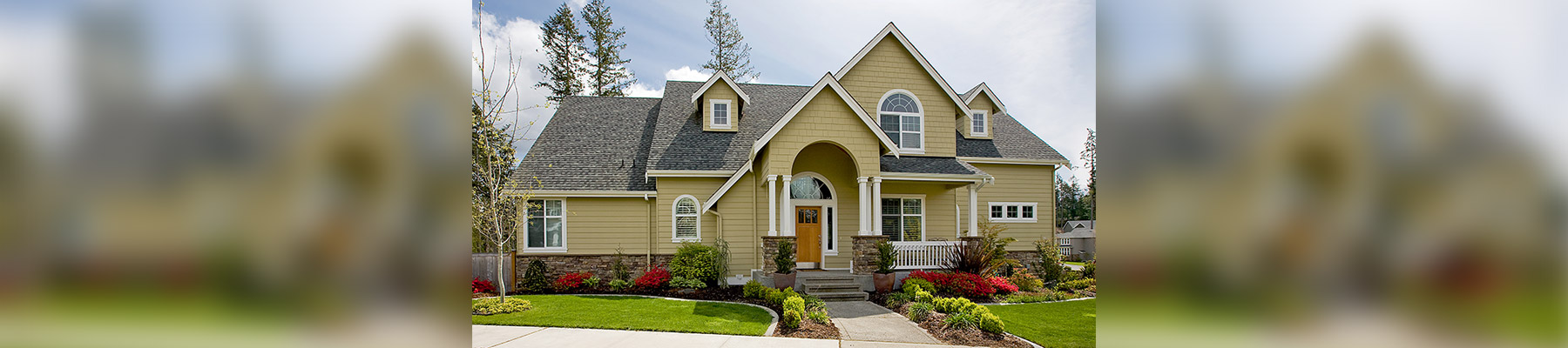 Exterior Painting  of Traditional Home